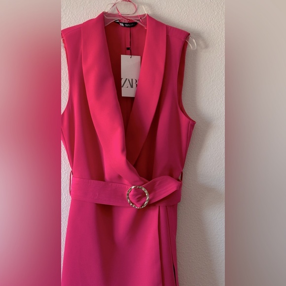 Merry Christmas 🎄🧑‍🎄New collection is ZARA pink dress with belt so stylish 💥😍 - Picture 5 of 14